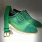 C Collection Suede Oxford - Green