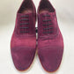 C Collection Suede Oxford - Burgundy