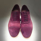 C Collection Suede Oxford - Burgundy