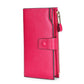 Women's Top Layer Leather Long Litchi Pattern Ladies Wallets