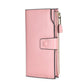 Women's Top Layer Leather Long Litchi Pattern Ladies Wallets