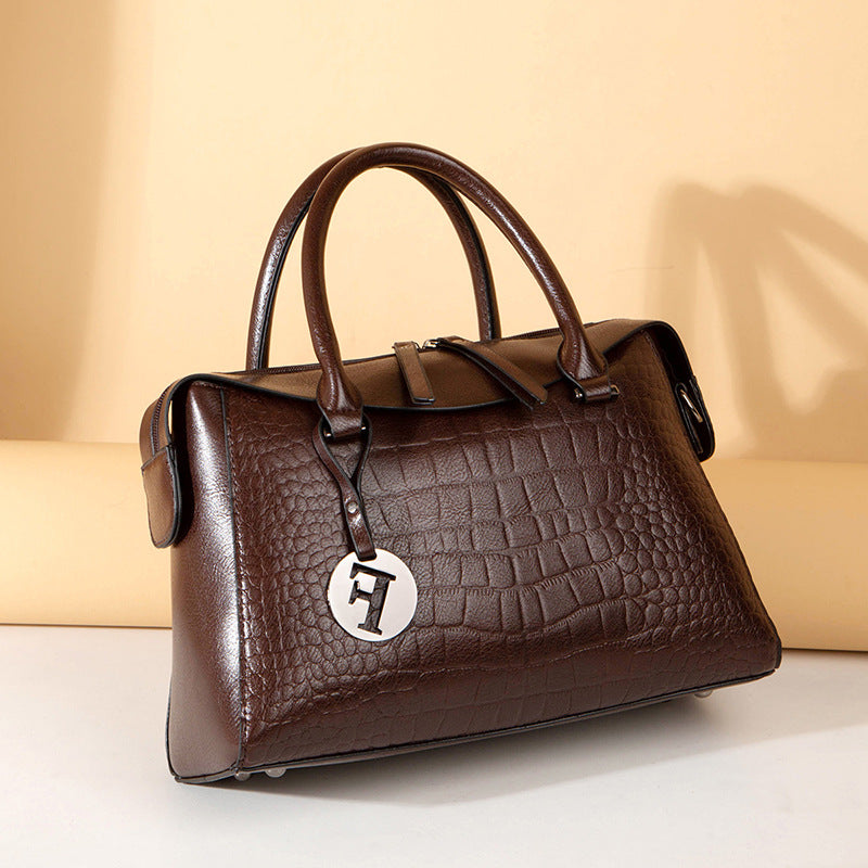 Women's Graceful Crocodile Pattern Pillow Fashionable Handbags