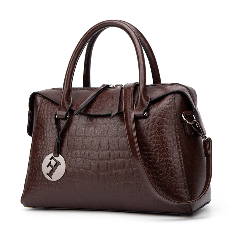 Women's Graceful Crocodile Pattern Pillow Fashionable Handbags