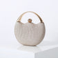 Retro Glittering Powder Portable Banquet Fashion Arc Evening Bags