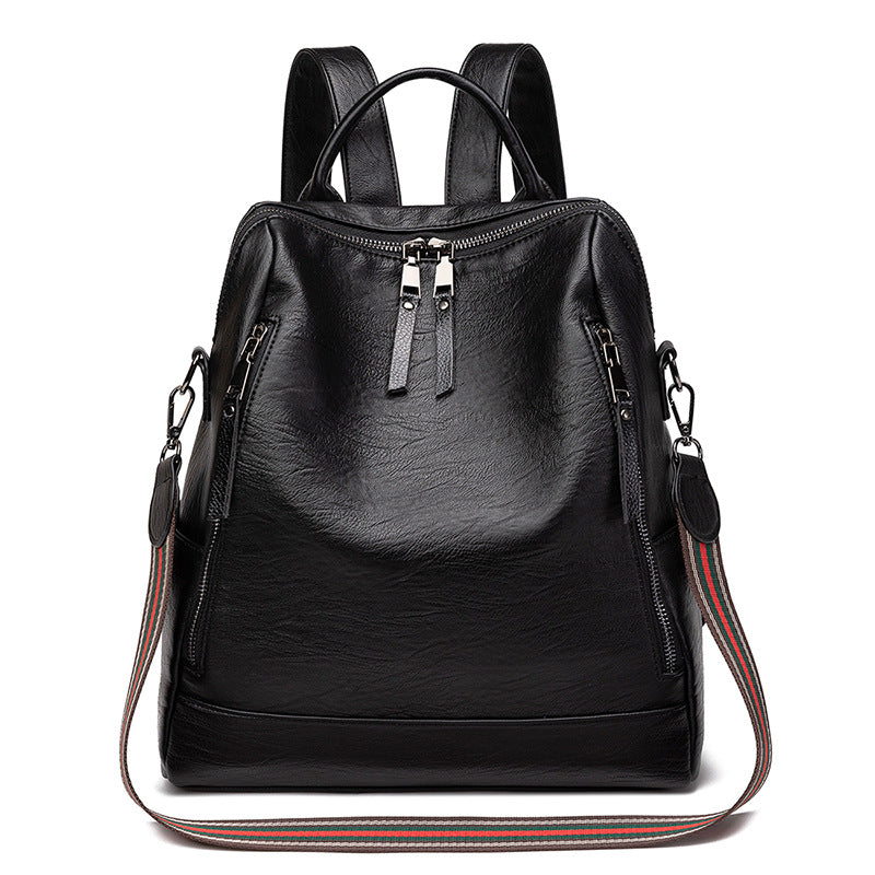 Women's Comfortable Spring Genuine Leather Leisure Backpacks