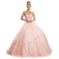Juliet 1424 Quinceanera Ball Gown Tulle Skirt Arm Bands Beaded Bodice