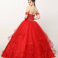 Juliet 1424 Quinceanera Ball Gown Tulle Skirt Arm Bands Beaded Bodice