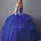 Juliet 1432 Dress Quinceanera Ball Gown Metallic Embroidery Glitter Tulle