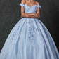 Juliet 1433 Dress Quinceanera Ball Gown 3D Floral Embroidered