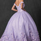 Juliet 1434 Dress Quinceanera Ball Gown 3D Floral Embroidered