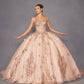 Vestido de fiesta quinceañera Juliet JT1485J estilo Cenicienta con hombros descubiertos