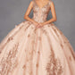Vestido de fiesta quinceañera Juliet JT1485J estilo Cenicienta con hombros descubiertos