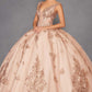 Vestido de fiesta quinceañera Juliet JT1485J estilo Cenicienta con hombros descubiertos