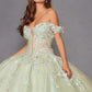 Vestido de fiesta quinceañera Juliet JT1485J estilo Cenicienta con hombros descubiertos
