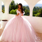 Juliet JT1487H Cold Shoulder quinceanera Ball Gown