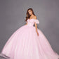 Juliet JT1487H Cold Shoulder quinceanera Ball Gown