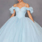 Juliet JT1487H Cold Shoulder quinceanera Ball Gown