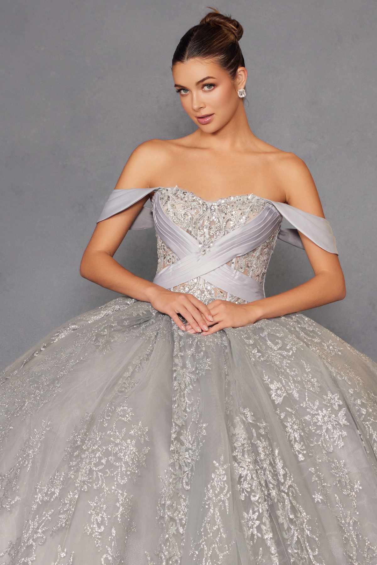 Vestido de quinceañera Juliet JT1488H Royal Princess de corte A