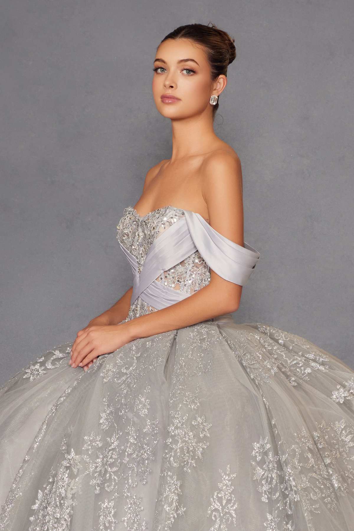 Vestido de quinceañera Juliet JT1488H Royal Princess de corte A