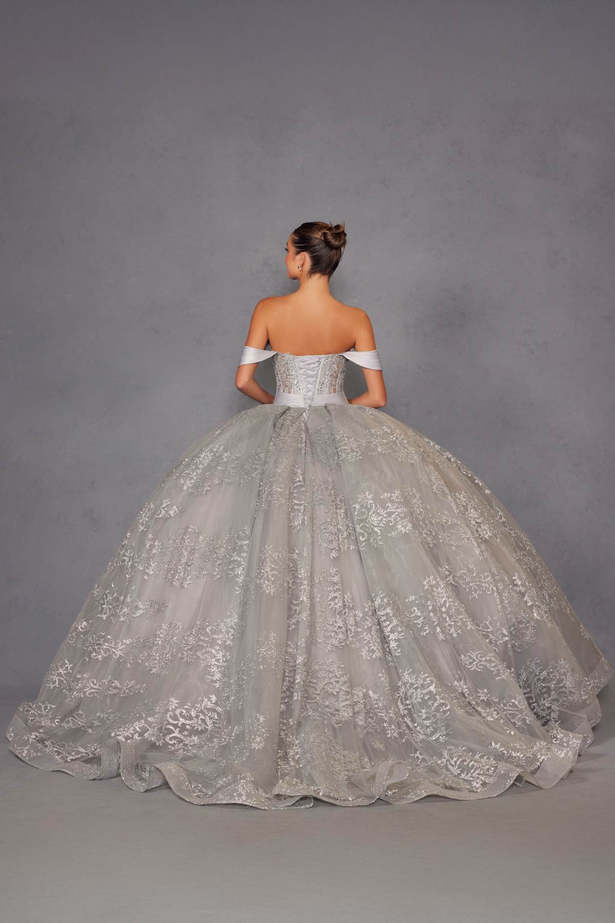 Vestido de quinceañera Juliet JT1488H Royal Princess de corte A