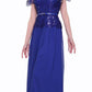 CLEARANCE - Cinderella Divine 1489 A-Line Lace Bodice Gown Short Sleeve (Size 2XL)