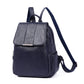 Women's Retro Style Real Sheepskin Pattern Solid Backpacks