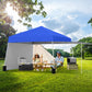 14 x 9.2 Feet Pop up Canopy Tent with 2 Convertible Sidewalls to Awning and Stakes