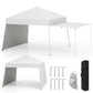 14 x 9.2 Feet Pop up Canopy Tent with 2 Convertible Sidewalls to Awning and Stakes