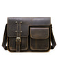 Men's Vintage Crazy Horse Leather First Layer Men's Shoulder Bags