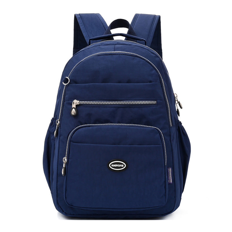 Flower Neutral Male Female Washing Nylon Backpacks