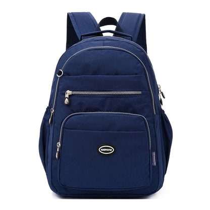Flower Neutral Male Female Washing Nylon Backpacks