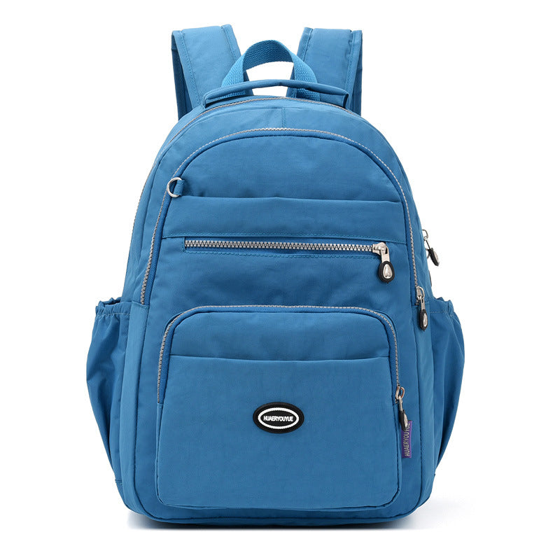 Flower Neutral Male Female Washing Nylon Backpacks