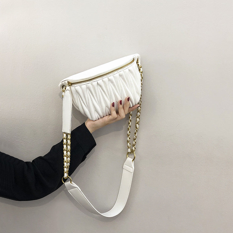 Women's Graceful Unique Summer Pleated Fashionable Bags