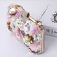 Women's Handmade Flower Dinner Party Clutch Bride Evening Bags