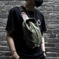 Men's Durable Trendy Canvas Retro Simple Men's Chest Bags