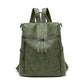 Women's Slouchy Fashionable Cowhide Soft Leather Backpacks