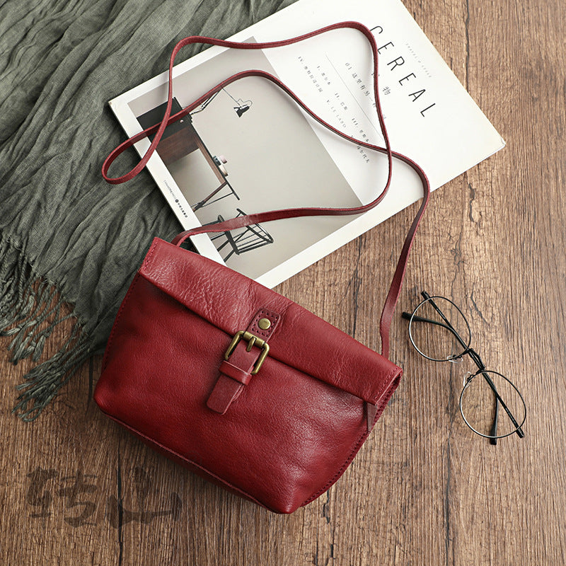 Women's Fashion Genuine Leather Mini Retro Bags