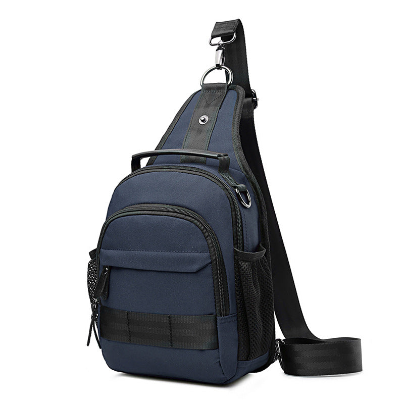 Men's Korean Style Trendy Waterproof Polyester Portable Men's Chest Bags