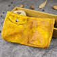 Washed Cowhide Man's First Layer Short Men's Wallets