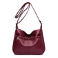 Women's Cool Pleated Mom Soft Leather Bags