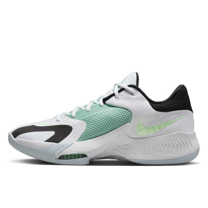Zapatillas de baloncesto Nike Zoom Freak 4 para hombre Blancas/Negras-Volt apenas visible 9.5