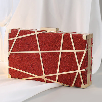 Women's Trendy Pretty Metal Dinner Dress Evening Bags