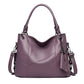 Women's Large Capacity Fan Stitching Simple Tassel Handbags