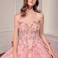 Vestido de Gala de Quinceañera Strapless con Escote Corazón Ladivine 15726