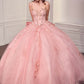 Vestido de Gala de Quinceañera Strapless con Escote Corazón Ladivine 15726