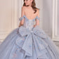 Vestido de gala de quinceañera con hombros descubiertos Ladivine 15728