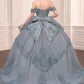 Vestido de gala de quinceañera sin hombros Ladivine 15729