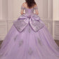Ladivine 15730 Glitter Tulle Embroidered Lace Applique Sweet 16 Gown