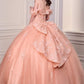 Vestido de Gala de Quinceañera Corte A con Hombros Caídos Ladivine 15731
