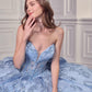 Ladivine 15732 Fairytale Strapless Sweetheart Cinderella Quinceanera Ball Gown